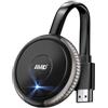 AIMIBO Dongle Display Wireless 4K - Vero Plug & Play, 2.4G & 5G HDMI Wireless Dongle per i*OS/Android/Windows/Mac OS Phone Laptop a TV/Monitor/Proiettore, supporta Airplay DLNA Miracast