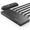 Fosmon Switch HDMI 8K 5 Porte con Telecomando, Supporta 8K@60Hz 4K@120Hz Alta Velocità 48Gbps, Commutatore HDMI 2.1 5 in 1 Uscita Splitter Hub Compatibile con PS5 Xbox Apple TV DVD Laptop PC Monitor