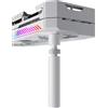 upHere Supporto GPU,Supporto per scheda grafica, supporto per scheda grafica verticale regolabile, alluminio, altezza regolabile, con magnete, L(70 mm-120 mm),bianco, GB70T