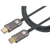 Techly 104011 Cavo Ottico Attivo HDMI™ 2.0 Active Optical Cable 4K 18Gbps HDMI™ A/A M/M 70m Nero