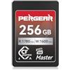 Pergear Scheda di memoria CFexpress 4.0 Tipo A da 256GB, velocità di lettura fino a 1780 MB/s e velocità di scrittura 1600 MB/s per 4K 120P, 8K 30P(Master Series) compatibile con fotocamere Sony Alpha