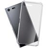 mtb more energy® Custodia Crystal Armor per Sony Xperia XZ Premium (G8141, G8142 / 5.5'') - Hard PC Back & Soft Silikon Bumper - Angoli rinforzati - Trasparente - TPU PC Case Cover