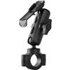 TUSITA Supporto GPS per Moto - Supporto Compatibile con Garmin Portatili GPS - Braccio a Doppia Presa Medio, Base Manubrio