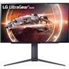 LG 27GS95QE-B.AEU - Monitor OLED, 27 pollici, 2560 x 1440, 16:9, 1200000:1, 0,03ms, 240 Hz, G-Sync, FreeSync Premium Pro, curvatura ottimale, Rapporto di aspetto ideale, Tecnologia MLA+, nero