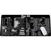 Designfullprint Scorciatoie per Mac OS, Excel Shortcuts Cheat Sheet, Mac OS (M1+Intel) + Word/Excel (per Mac) Guida rapida di riferimento per tastiera, tappetino per tastiera, tappetino per mouse mac os Shortcuts