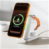 iVANKY Per iPhone 17/16/15/14/13/12 Pro Max 3 in 1, stazione di ricarica wireless pieghevole per caricatore magnetico Magsafe, caricatore senza fili induttivo, ricarica rapida per iPhone/Apple iWatch