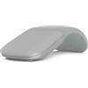 Microsoft Surface Arc Maus - Maus - optisch - 2 Tasten - kabellos - Bluetooth 4,1 - Hellgrau - kommerziell (FHD-00006)