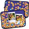 LolaPix Custodia per Laptop e Tablet. Personalizzato con Nome. MacBook/Acer/Dell/Samsung/HP. Borsa iPad. Neoprene. Borsa Porta PC. Diverse Misure. Emoticono