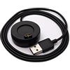 SYSTEM-S Cavo USB 2.0 100 cm cavo di ricarica per Garmin Venu 1 2 2S SQ Lily Smartwatch nero