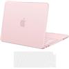 MOSISO Custodia Compatibile con MacBook Neo 13 pollici Cover Modello A3404 Versione 2026 con Chip A18 Pro, Case Rigida Antigraffio&Copritastiera, Ideale per Ufficio, Viaggi, Rosa Pastello