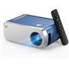 antmap Mini Proiettore Portatile 4k, 1080P FHD Proiettore WiFi e Bluetooth 5.4, Videoproiettore Home Cinema da Esterno con HDMI per Telefono/HDMI/USB/TV Stick