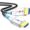 FeizLink 8K Cavo Hdmi Fibra Ottica 10M, Cavo HDMI 2.1 Supporta 4K 120Hz 8K 60Hz 48Gbps HDR10 eARC, Compatibile con Blu-ray/TV Box/HDTV/Proiettore/Console di Gioco/AVR