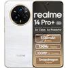 realme 14 Pro+ 5G Smartphone 8+256GB,Bianco Perla, Schermo 6.83 pollici,Refresco a 120Hz, Ricarica Rapida 80W,Batteria 5130mAh, Fotocamera da 108MP,Piattaforma mobile Qualcomm Snapdragon 7s Gen 3,IP69