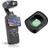 JJC Pocket 3 - Obiettivo grandangolare magnetico per DJI Osmo Pocket 3/Xtra Muse, lenti con rivestimento antiriflesso su entrambi i lati con custodia, telaio in lega di alluminio leggero e resistente