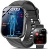 Lgnitek 2026 Nuovo Smartwatch Uomo Donna ECG/Pressione Sanguigna/BMI/HRV/Acido Urico, 1,97 AMOLED Salute Orologio Fitness con Chiamate/Pulsante SOS, 24H Sonno/SPO2/Stress/Cardiofrequenzimetro