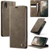 Cracedily Cover per iPhone XR Case, Libro Custodia Portafoglio Premium Pelle PU, Slot Scheda, RFID Shieldon, Chiusura Magnetico Aletta Antiurto Case Custodia per Apple XR, Caffè