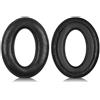 Generic Cuscinetti auricolari di ricambio compatibili con cuffie Sennheiser HD598 HD599 HD558 HD515 HD518 HD555 HD558 HD595 PC360 PC373d cuffia di ricambio, combinazione in pelle di agnello nera