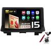 PLKEQS Android 15 Autoradio SAT Navi per A-UDI Q3 (2013-2018) Lettore multimediale Touchscreen da 9 Pollici con Navigazione GPS Carplay Wireless FM RDS Bluetooth 5G-WiFi SWC DSP,M100s