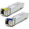 Extralink Modulo SFP WDM Singlemode 1,25G LC 1310/1550nm fino a 20km - Compatibile con Ubiquiti UniFi Netgear Cisco TP-Link MikroTik QNAP Zyxel Synology - Ricetrasmettitore Gigabit per Switch e Router