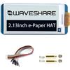 Waveshare 250x122 Resolution 2.13 inch e-Paper Display HAT E-Ink Screen LCD Module SPI Interface with Embedded Controller for Raspberry Pi 2B 3B 3B+ 4B Zero Zero W/Ardui/STM32/Jetson Nano