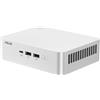 ASUS NUC 15 Pro+, Mini PC Intel Core Ultra 9 285H, Barebone, DDR5-6400, Scheda Grafica Integrata, Wi-Fi 7, Bluetooth 5.4, Compatibile con Windows 11 Pro e Windows 11 Home, NO RAM/SSD, Bianco
