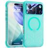 Beeasy per iPhone 17 Pro Cover Impermeabile IP68 con Magsafe, 360 Militare Antiurto Protezione Schermo Integrata, Custodia Magnetica Rugged Resistente, 6,3, Blu