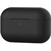 ELLENNE COVER SILICONE SLIM PER APPLE AIRPODS PRO 2019 CUSTODIA ANTIGRAFFIO NERO | COVER IN SILICONE SLIM COMPATIBILE PER APPLE AIRPODS PRO 2019 CUSTODIA WIRELESS ANTIGRAFFIO