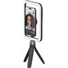 ShiftCam SnapStudio Light - Luce ad anello magnetico a LED con luminosità regolabile, temperatura regolabile, funzione di ricarica USB-C, ideale per vlogging e fotografia mobile (Midnight)