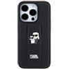Karl Lagerfeld KLHCN61GSAKCPK - Custodia rigida per iPhone 11/Xr 6.1, colore: Nero