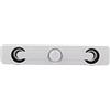 Yuecoom Altoparlante per Computer, Piccolo Altoparlante Professionale, Altoparlante per Laptop con Jack Universale da 3,5 mm, Altoparlanti Audio per Monitor per Laptop per Computer Desktop PC(Bianco)