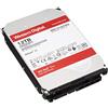 WD Red Pro 12TB per NAS Hard Disk interno da 3.5", 7200 RPM Class, SATA 6 GB/s, CMR, Cache da 256 MB, Garanzia 5 anni
