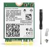 EDUP Scheda wireless WiFi 6E AX210 NGW, adattatore di rete Intel per laptop con Bluetooth 5.3, modulo WiFi Tri-Band 5400 Mbps, chip WiFi M.2/NGFF 2230, MU-MIMO, supporta Windows 10/11 (64 bit)