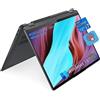 Lenovo IdeaPad Flex 5 portatile 2 in 1 2023, Touch screen WQXGA da 16 e 2,5K, processore Intel Core i7-1255U, 16 GB di RAM, SSD da 2 TB, grafica Intel Iris Xe, webcam, Windows 11