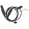 P Prettyia Radio Cuffie con PTT Microfono Auricolari Nascoste per Baofeng BF-UV9R, BF-A58, BF-9700