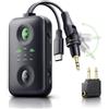 Sunnymark Design unico Bluetooth 5.4 trasmettitore ricevitore con Qualcomm aptX Adaptive per Dual AirPods/cuffie, jack AUX da 3,5 mm e adattatore Bluetooth USB C per aereo/TV/PS5/palestra/telefono/tablet/auto