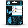 HP 953 Pack de 4 cartouches d'encre Noir/Cyan/Magenta/Jaune authentiques
