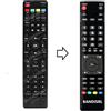 Remote Telecomando compatibile già programmato per Zephir, specifico per modelli ZE55FHD, ZE48FHD, ZE40FHD, ZE32FHD