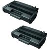 DogePro 2x Toner compatibili per Ricoh SP 3500 / SP 3510 [ 407646 , SP3500XE ] Nero , 6400 Stampe per Ricoh Lanier / NRG / Aficio SP 3500 , SP 3500n , SP 3500sf , SP 3500sp , SP 3510dn , SP 3510sf