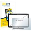 brotect 18.5 Pellicola Protettiva per Monitor industriali con 18,5 Pollici (47 cm) [410 x 231 mm, 16:9] Trasparente Anti-Impronte