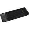 Kingston DataTraveler 70 - DT70/32GB Drive Flash USB-C, Nero