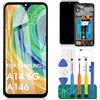 SRJTEK per Samsung Galaxy A14 5G Display LCD per Samsung A14 Sostituzione dello Schermo per Galaxy A14 Touch Digitizer A146U/A146P Kit di Riparazione con Telaio (Nero, Non per SM-A146B)