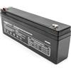 Mach Power Batteria al Piombo AGM 12V 2,3Ah Ricaricabile, Attacchi Faston F1 4,8mm, ideale per Gruppi di Continuità UPS, Sistemi di Emergenza, Allarme, Videosorveglianza, UPS-B212