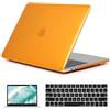 QYiiD QYiD Custodia per MacBook PRO 13 Retina A1502 & A1425, Plastic Transparent Case Cover Rigida con Tastiera Cover & Proteggi Schermo per MacBook PRO 13 con Retina Display(2012-2015 Release), Arancia
