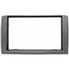 Generico Mascherina Stereo Senza Travertino Colore Grigio Chiaro Adattatore Montaggio Autoradio 2 DIN Specifico per MUSA Prodotte dal 2004 in poi - 10.5102/S