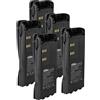 vhbw 5x batteria compatibile con Motorola GP580, GP540, GP340, GP360, GP640, GP380 radio (1800mAh, 7,2V, NiMH) + clip
