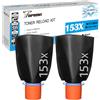 TOPRINT 153x W1530X ( 153A W1530A ) Compatibile Kit di Ricarica Toner Cartucce Alta Capacità 5000 Pagine 2 Neri per Stampante 1504 1504w 2504 2504dw 1604 1604w 2604 2604dw 2604sdw 2606 2606dw