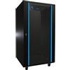 EXTRALINK Armadio di rete da 19 pullici 22 U 600x600 pannelli laterali rimovibili autoassemblati Armadio rack 19 pollici per UPS Switch vetro temperato nero Armadio rack per server