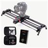 KONOVA Motorizzato P1 Series Carbonio Binario Slider Dolly with S2 for Parallax Panorama shot Live motion and timelapse supports Camera, Mobile phone, DSLR, Mirrorless with Bag (80cm)