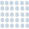 Tsurpcao Copertura antipolvere per connettori RCA femmina, in silicone, antipolvere, 50 pezzi (trasparente)