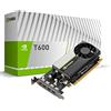 PNY NVIDIA T600 Carta Grafica Professionale 4GB GDDR6 PCI Express 3.0 x16, Singolo Slot, 4x Mini-Porta del display, 8K Supporto, Ventilatore attivo ultra-silenzioso